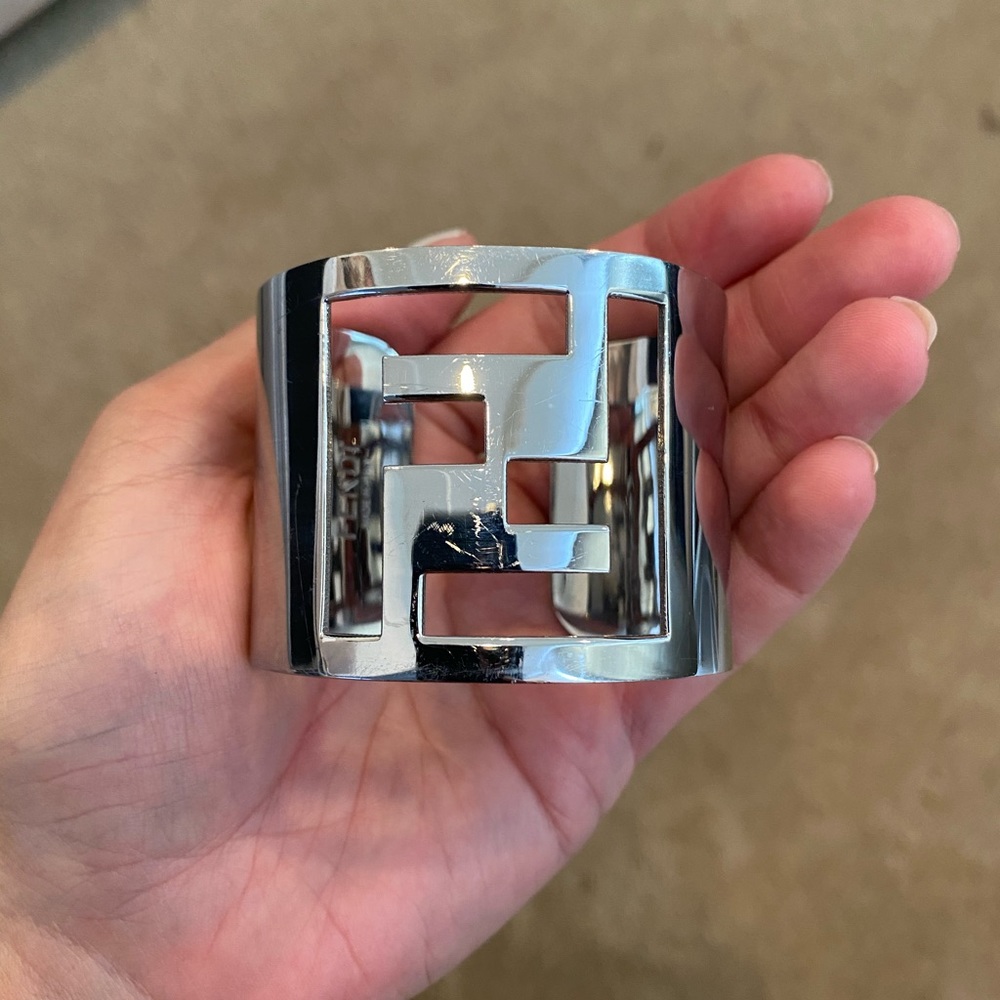 *SOLD Fendi Cuff Silver